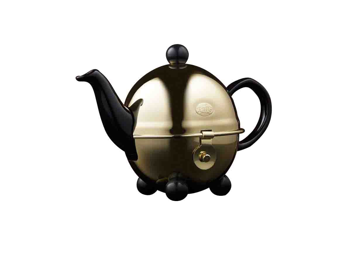 TWG Tea Design Teapot in Black and Gold 180ML – The Wellness Store