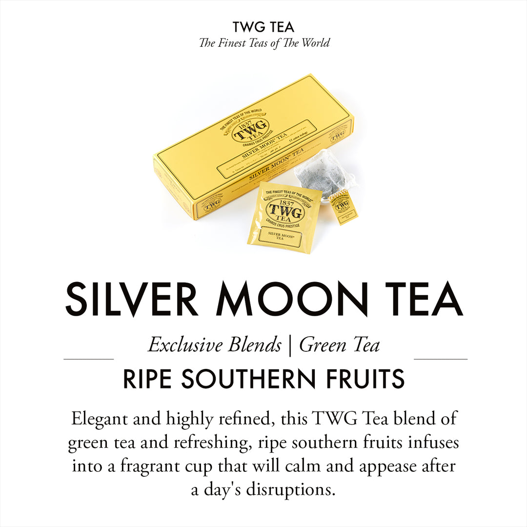 TWG Tea Teabags Silver Moon Tea 15 PC – The Wellness Store