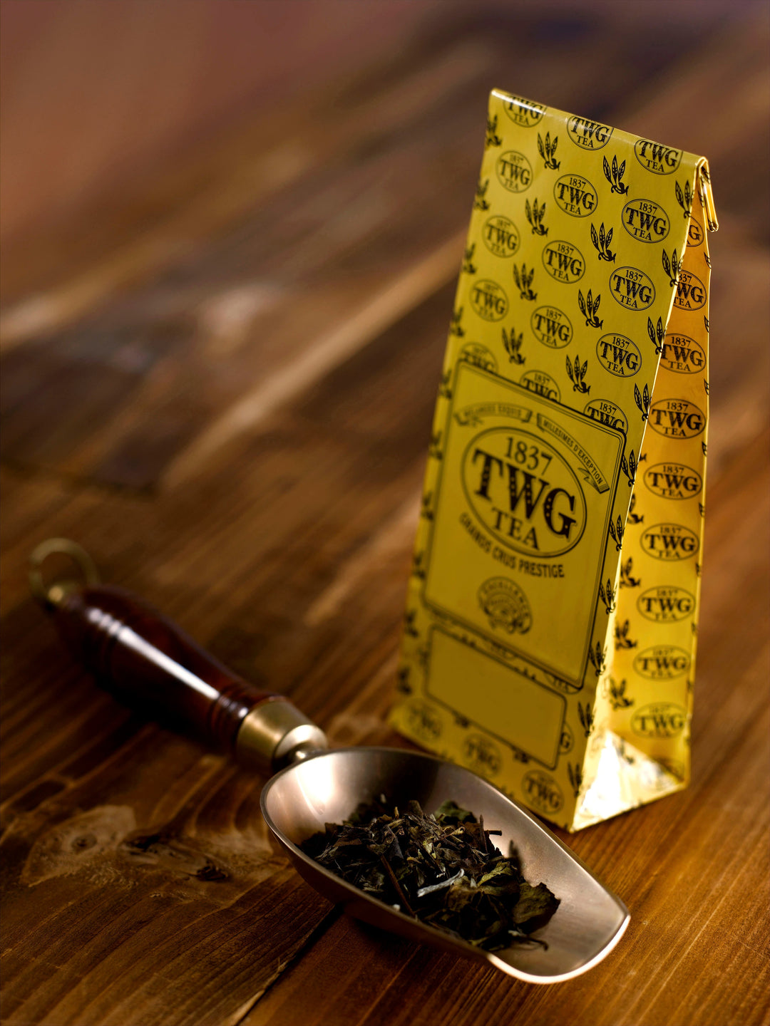 送料込み】TWG 付ける ゴールドティーポット(900ml)