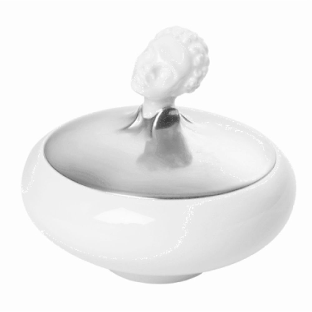 Chinoiserie Sugar Bowl – Platinum
