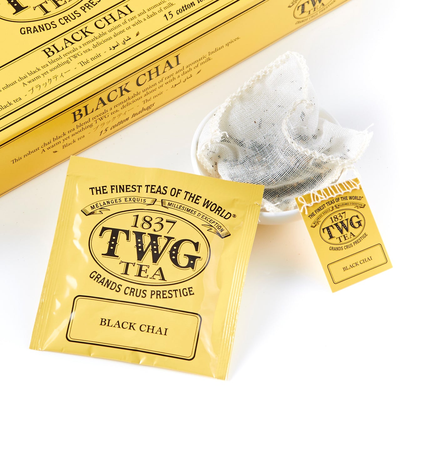 Black Chai Cotton Teabags (200 Teabags)