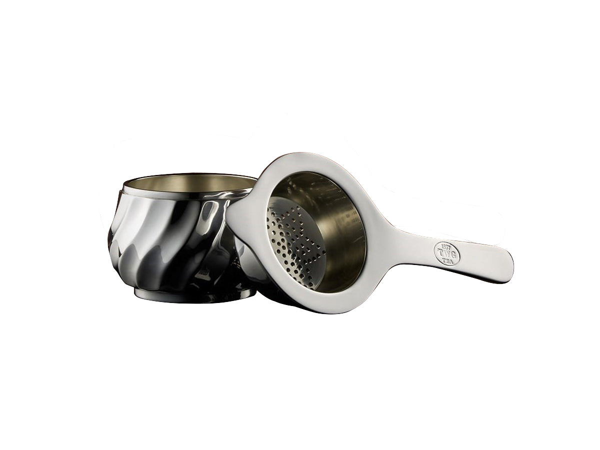 English Tea Strainer with Drip Bowl