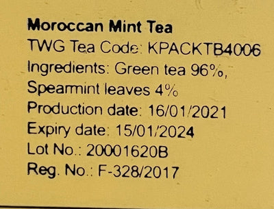 Moroccan Mint Teabags (15 Teabags)