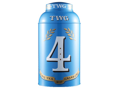 Number 4 Hand-Painted Artisan Tea Tin
