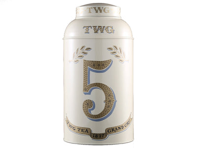 Number 5 Hand-Painted Artisan Tea Tin