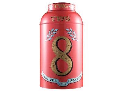 Number 8 Hand-Painted Artisan Tea Tin