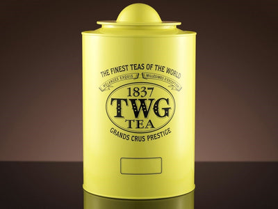 TWG Tea Tea Tins Saturn Tea Tin in Canary Yellow