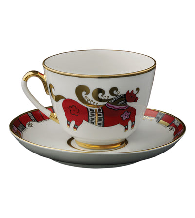 Russian Horse Teacup & Saucer