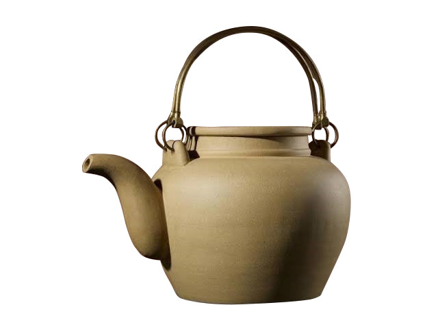 Yixing Teapot in Yellow (1.2 Litres)