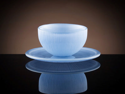 Firefly Tea Bowl & Saucer in Sky Blue